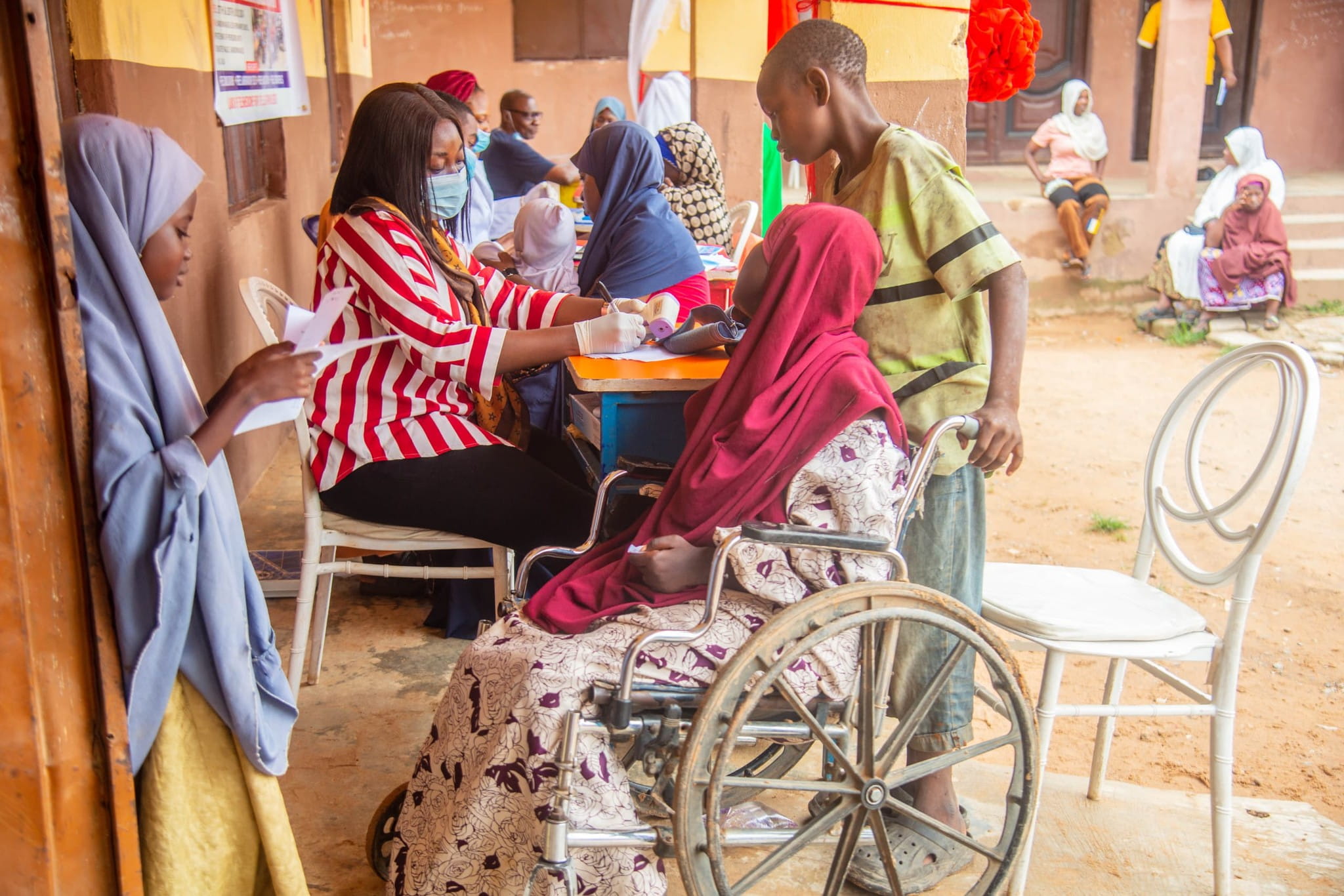 Telemedecine project and free medical outreach at karonmajiji Abuja

PADIN Poverty and disability initiative in Nigeria
Disability initiatives to the disabled